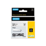Ruban compatible dymo 18443 - vinyle, largeur: 9 mm, longueur: 5, 5 m, blanc