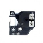 Ruban compatible dymo d1 45010 - 12 mm x 7 m�tres noir / transparent s0720500