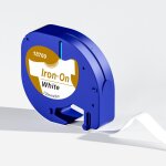 Ruban d'tiquettes en plastique pour imprimante, compatible avec dymo letratag, 91201, 91200, 91331, ...