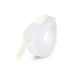 Ruban de gaufrage 3d pour tiqueteuse, tiquette en plastique, autocollant, compatible avec dymo vopewriter, ...
