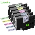 Ruban mat compatible avec brother p - touch, tiqueteuse ptdfemelle, ptp710bt, ptpexecute w, ptp900, ...