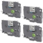 Ruban de remplacement tze - 231 pour �tiqueteuses brother p - touch, 12 mm, noir sur blanc, 8 m, durable ...