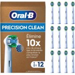 Ruhn - pro lot de 12 brossettes de rechange prcision clean, authentiques, blanches, 3 types de filaments ...