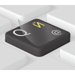 Russian stickers for pc / laptop and notebook keyboards 14x14 mm, transparent with matte protective varnish, ...