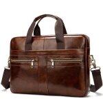 Sac  bandoulire en cuir sacoche pour ordinateur portable sac  main pour homme sac business port epaule ...