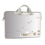 Sac  bandoulire tanche pour ordinateur portable, sacoche avec poigne de transport, en pu, dessin ...