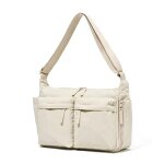 Sac a bandoulire en nylon dcontract pour femmes, sac d'ordinateur de grande capacit, sac de voyage ...