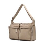 Sac a bandoulire en nylon dcontract pour femmes, sac d'ordinateur de grande capacit, sac de voyage ...