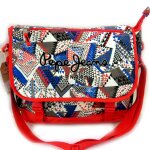 Sac bandoulière 'pepe jeans' patchwork multicolore (format ordinateur) Sac bandoulière 'pepe jeans' patchwork multicolore (format ordinateur)