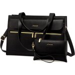 Sac cabas femme sac a main grande capacit pu cuir sacoche ordinateur portable 17, 3 pouces impermable ...