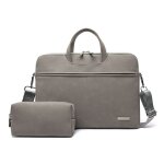 Sac en cuir pu pour ordinateur portable , sacoche  bandoulire pour ordinateur macbook air pro, porte ...