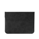 Sac en cuir pu pour ordinateur portable, sacoche magntique pour macbook 11 12 13 pouces, huawei 14 15 ...