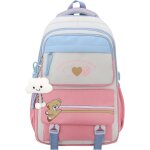 Sac a dos adolescent fille, 2025 cartable scolaire collge, sac ecole lyce fille pour 15. 6  ordinateur, ...