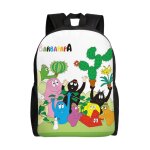 Sac  dos barbapapa pour adolescent, cartable en toile, sac  dos pour ordinateur portable, unisexe - ...