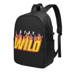 Sac  dos ben azelart stay wild pour homme, femme, adolescent, rsistant  l'eau, dcontract, compatible ...