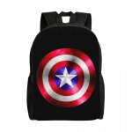 Sac  dos captain america personnalise pour filles et garcons, sac  dos de super - hros pour l'ecole, ...