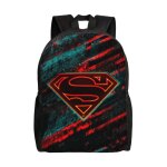 Sac  dos dc superman pour adolescent, cartable en toile, sac  dos pour ordinateur portable, unisexe ...