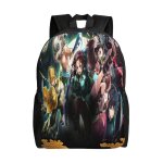 Sac � dos demon slayer pour �cole primaire, coll�ge, grande capacit�, sac � bandouli�re d�contract�, ...