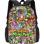 Sac  dos dessin anim monstre chantant - sac pour ordinateur portable impermable et grande capacit ...