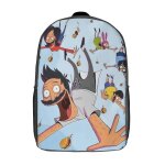 Sac  dos d'cole bob's burgers, sac  bandoulire dcontract, sac  dos pour tudiant, sac  dos lger ...