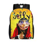 Sac  dos d'cole sml jeffy, cartable d'cole primaire, collge, grande capacit, sac  bandoulire dcontract ...