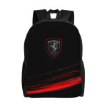 Sac � dos ferrari pour adolescent, cartable en toile, sac � dos pour ordinateur portable, unisexe - hxn1958 ...