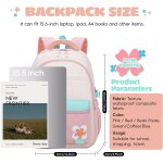 Sac a dos fille scolaire, 2025 cartable adolescent collge, sac ecole lyce fille avec poche antivol, ...