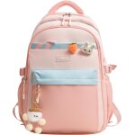 Sac a dos fille scolaire, cartable adolescent collge, sac ecole lyce fille avec poche antivol, grande ...