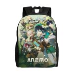 Sac � dos genshin impact pour �cole primaire, coll�ge, grande capacit�, sac � bandouli�re, sac � dos ...
