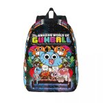 Sac  dos gumballs amazing world pour hommes, femmes, adolescents, etudiants, travail, comdie, missions ...