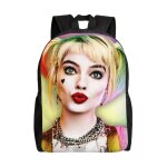 Sac  dos harley quinn birds of prey, lger, unisexe, basique, pour la journe, les livres, pour ordinateur ...