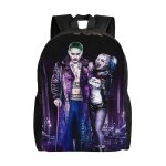 Sac  dos harley quinn joker anim, lger, unisexe, basique, pour la journe, les livres, pour ordinateur ...