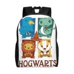Sac � dos harry potter pour adolescent, cartable en toile, sac � dos unisexe pour ordinateur portable ...