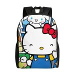 Sac  dos hello kitty, sac  dos de voyage pour ordinateur portable, sac d'cole rsistant  l'eau, durable ...