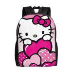 Sac  dos hello kitty, sac  dos de voyage pour ordinateur portable, sac d'cole rsistant  l'eau, durable ...