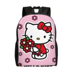 Sac  dos hello kitty, sac  dos de voyage pour ordinateur portable, sac d'cole rsistant  l'eau, durable ...