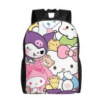 Sac  dos hello kitty, sac  dos de voyage pour ordinateur portable, sac d'cole rsistant  l'eau, durable ...