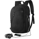 Sac � dos, sac a dos homme pc �tanche avec usb charging port, voyage portable sac a dos antivol imperm�able ...
