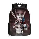 Sac  dos joker harley quinn, lger, unisexe, basique, pour la journe, les livres, pour ordinateur portable, ...