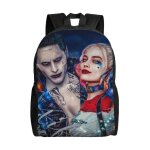 Sac  dos joker harley quinn, lger, unisexe, basique, pour la journe, les livres, pour ordinateur portable, ...