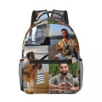 Sac à dos k - kendji girac avec collage photo, cartable pour homme et femme, sac en toile pour ordinateur ... Sac à dos k - kendji girac avec collage photo, cartable pour homme et femme, sac en toile pour ordinateur ...