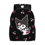 Sac  dos kuromi pour adolescent, cartable en toile, sac  dos pour ordinateur portable, unisexe - xtyd9634 ...