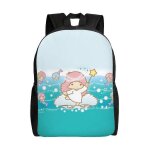 Sac  dos little twin stars pour adolescent, cartable en toile, unisexe, pour ordinateur portable, xtyd9245 ...