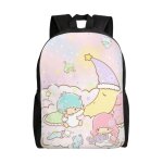 Sac  dos little twin stars en toile pour adolescent, cartable, ordinateur portable, unisexe - hxn1784 ...