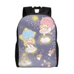 Sac  dos little twin stars en toile pour adolescent, cartable, ordinateur portable, unisexe - hxn1786 ...