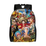Sac  dos luffy pour adolescent, cartable en toile, sac  dos pour ordinateur portable, unisexe - xtyd12499 ...