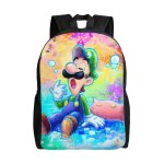 Sac � dos luigui mansion pour �cole primaire, coll�ge, grande capacit�, sac � bandouli�re d�contract� ...