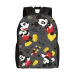Sac  dos mickey mouse pour adolescent, cartable en toile, sac  dos pour ordinateur portable, unisexe ...