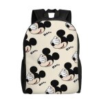 Sac  dos mickey mouse pour adolescent, cartable en toile, sac  dos pour ordinateur portable, unisexe ...