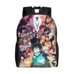 Sac � dos my hero academia pour �cole primaire, coll�ge, grande capacit�, sac � bandouli�re d�contract�, ...